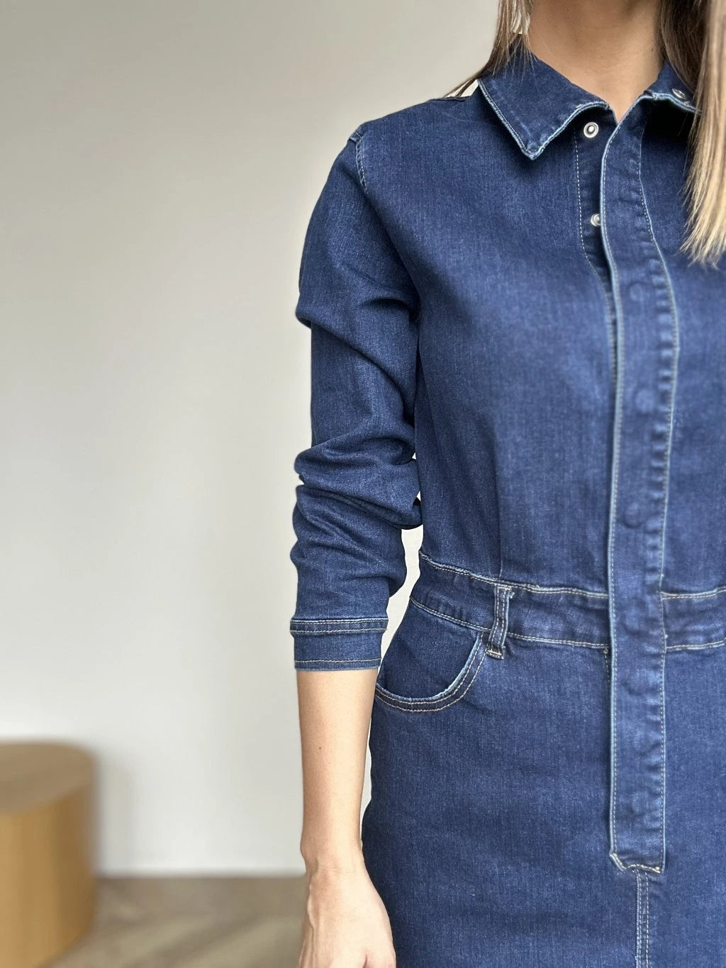 ROBE DENIM LONGUE MARILOU