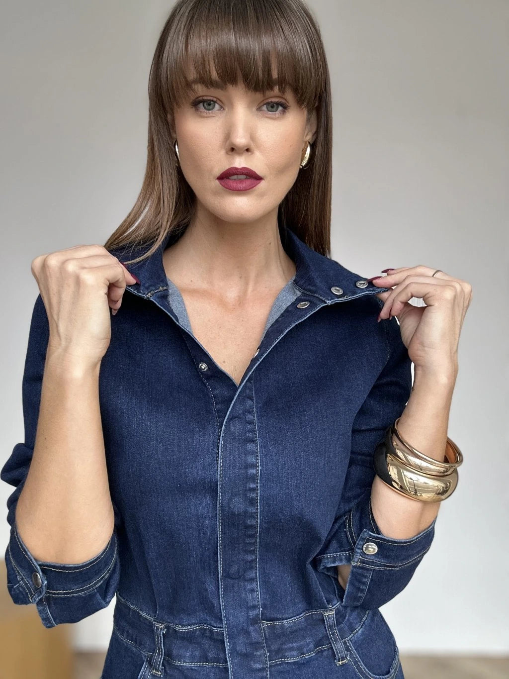 ROBE DENIM LONGUE MARILOU