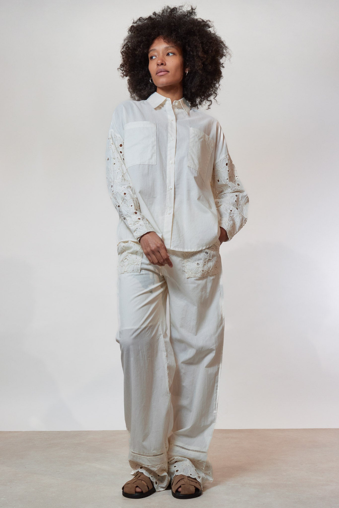Chemise coton viscose