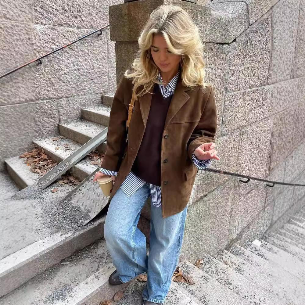 VESTE SUEDINE