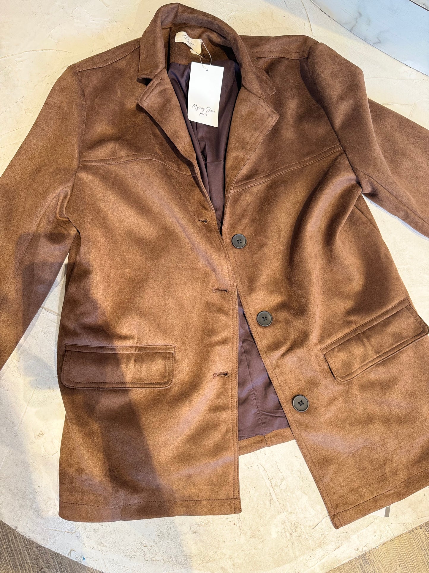 VESTE SUEDINE