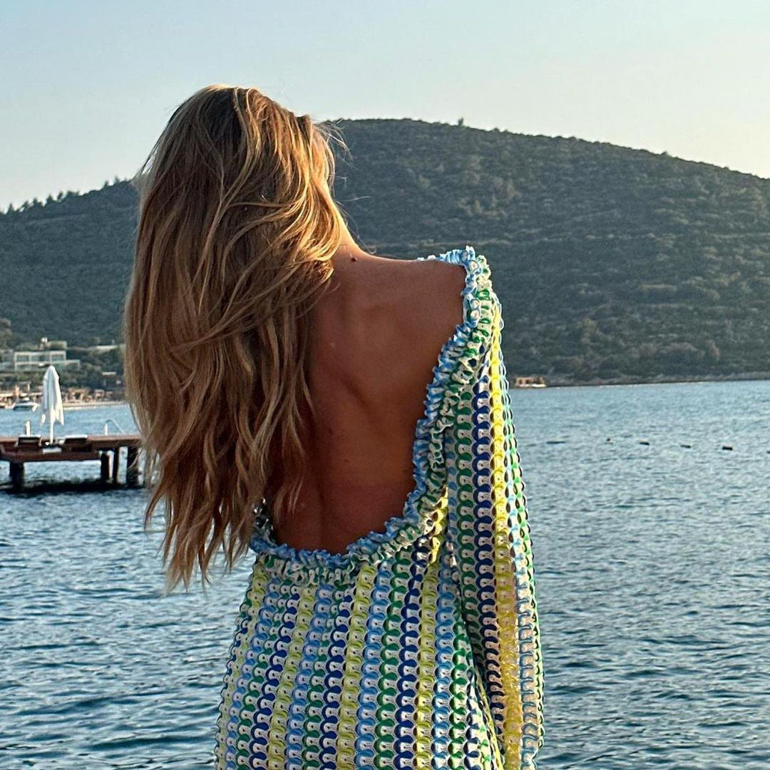 Robe crochet dos nu