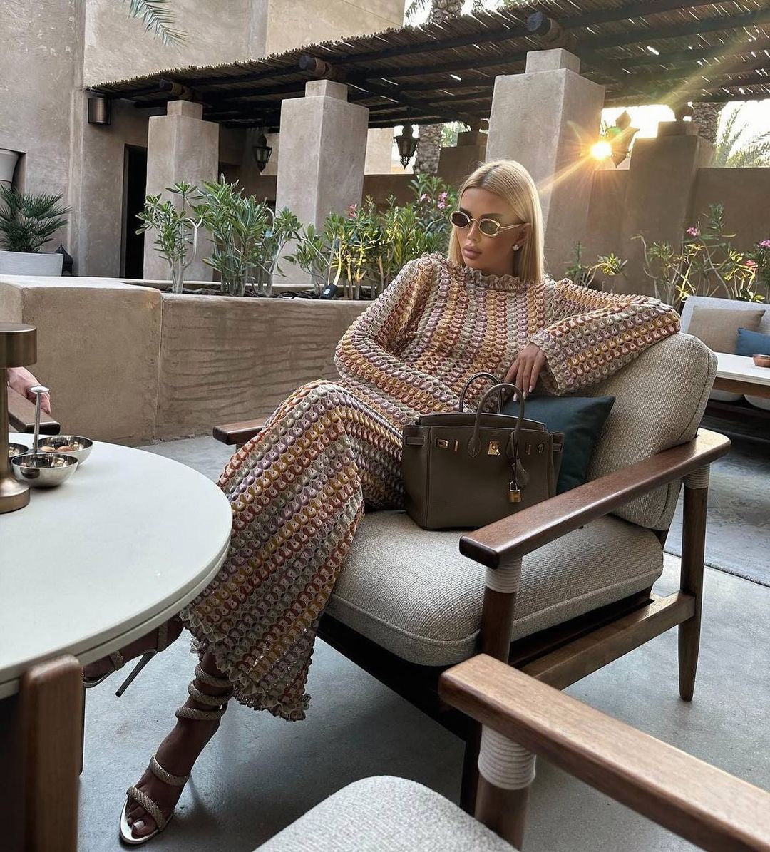 Robe crochet dos nu