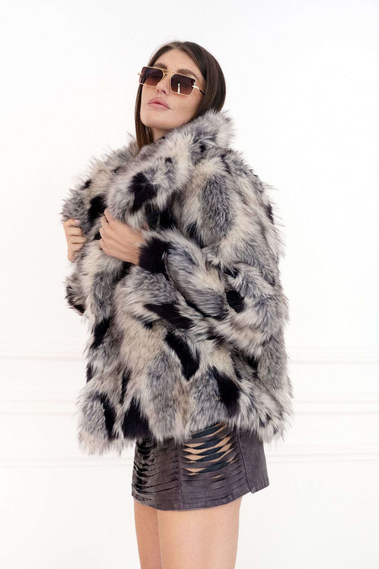 Veste Fausse Fourrure