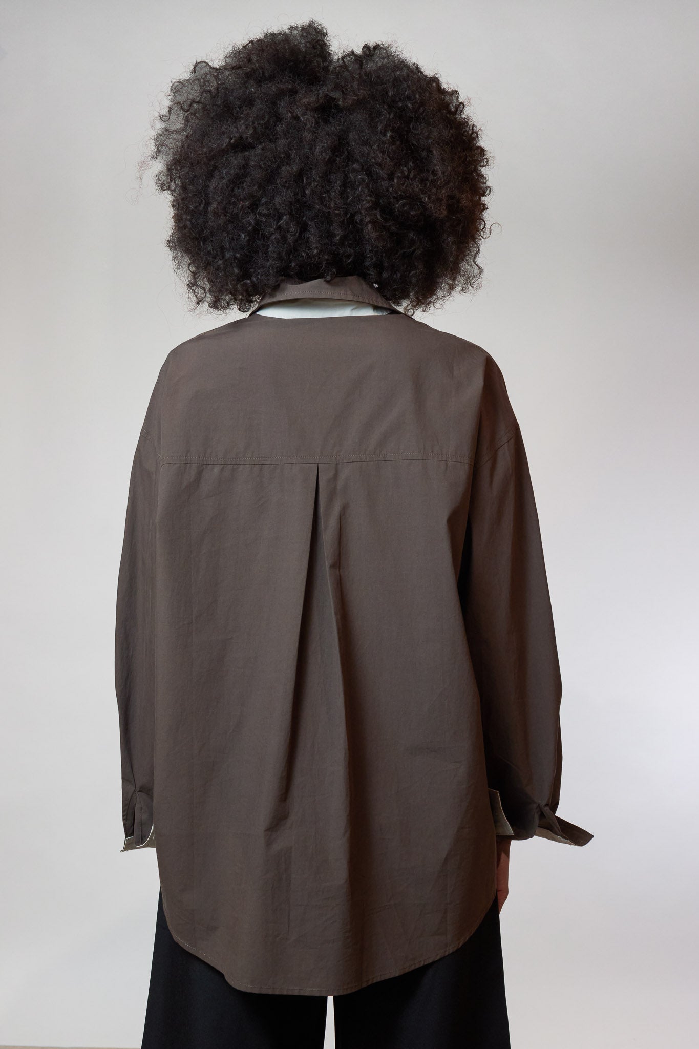 Blouse a col monochrome