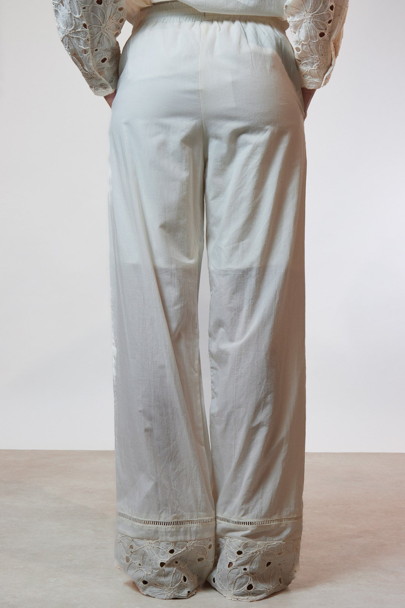 Pantalon coton viscose