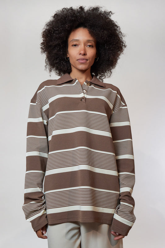 Polo manche longue