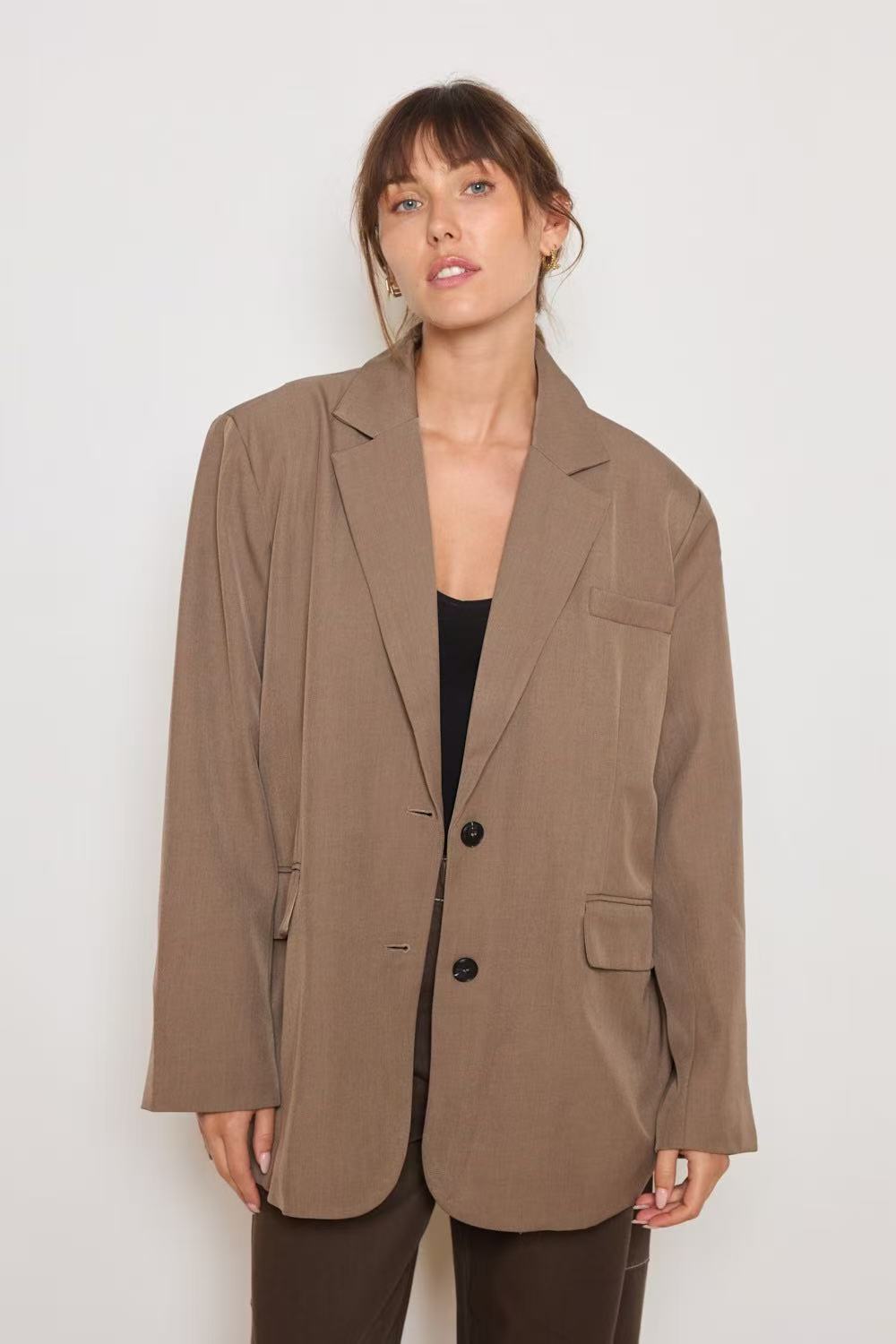 Blazer Oversized fentes dans le dos