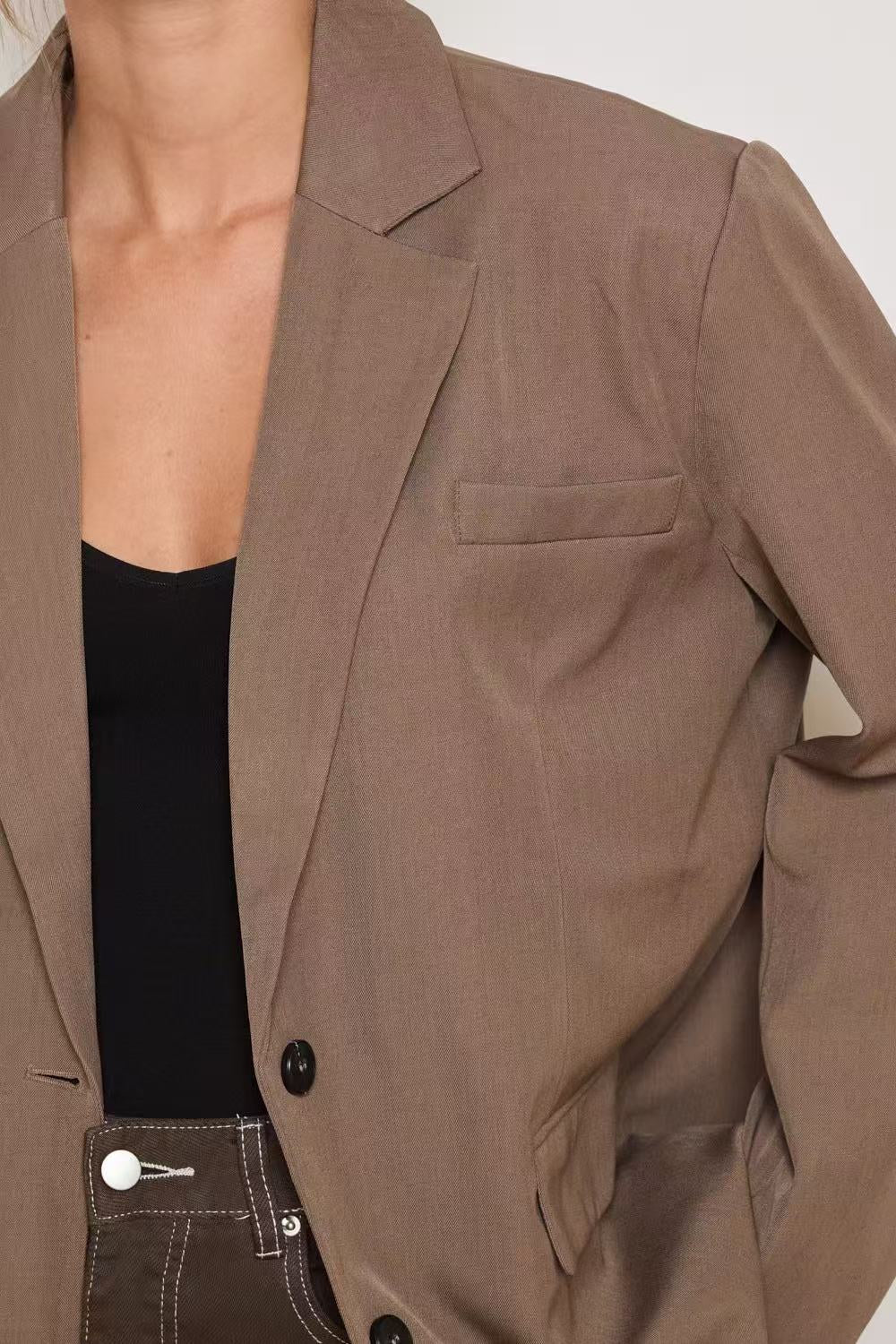 Blazer Oversized fentes dans le dos