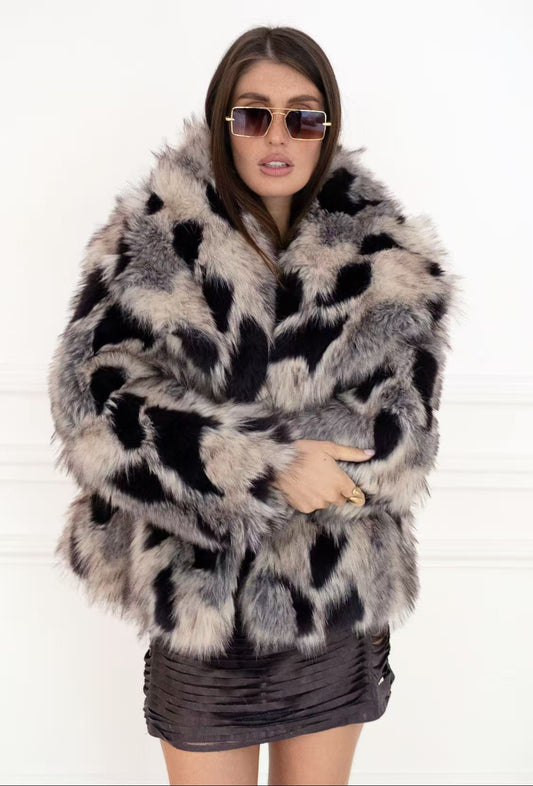 Veste Fausse Fourrure