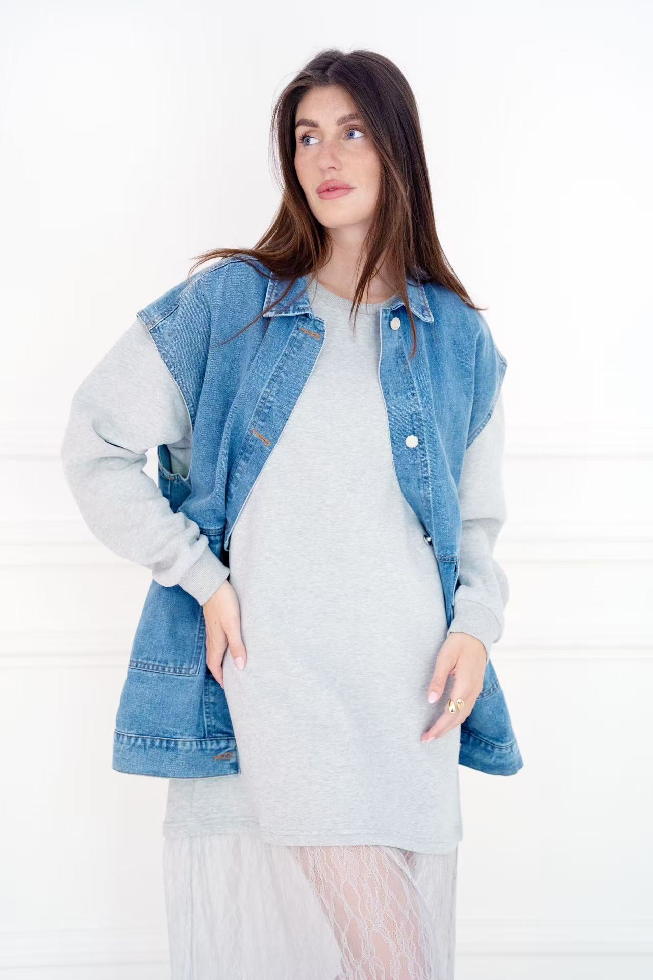 Robe sweat oversized