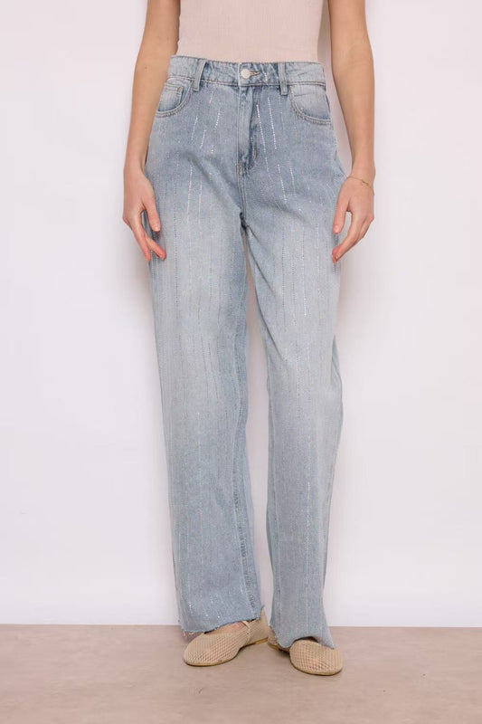 Jeans a strass