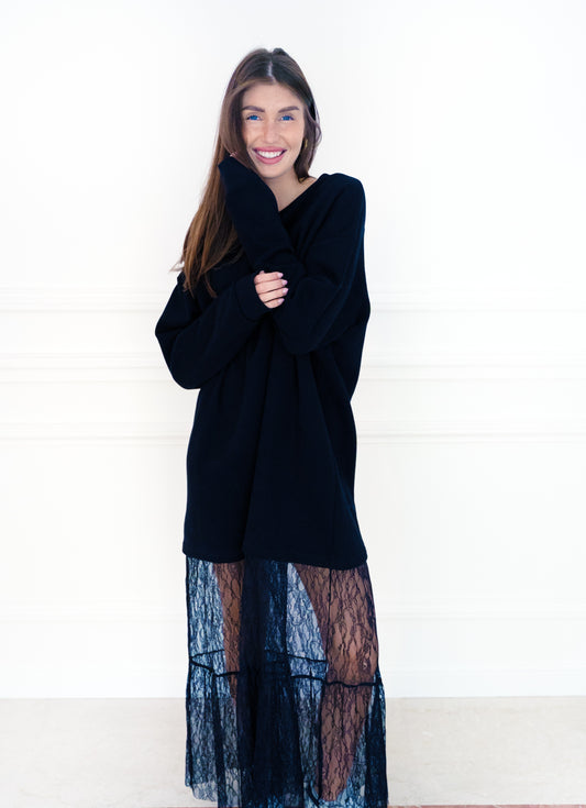 Robe sweat oversized